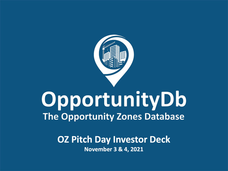 OZ Pitch Day Fall 2021 Investor Deck