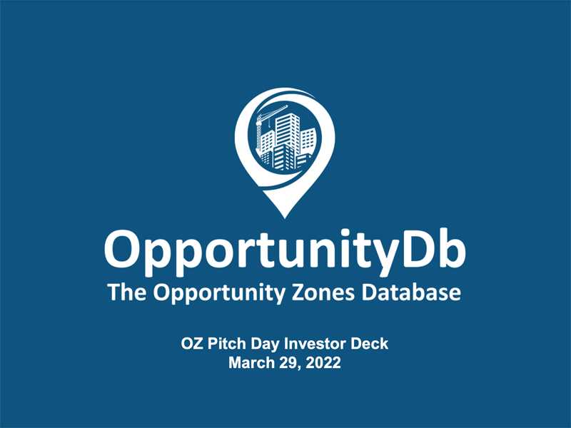 OZ Pitch Day Investor Deck - Spring 2022