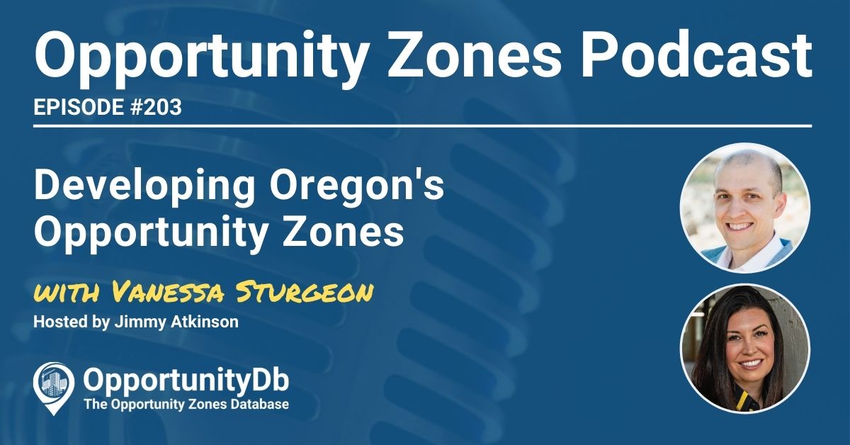 Vanessa Sturgeon on the Opportunity Zones Podcast