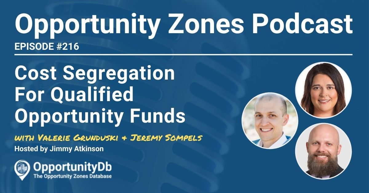 Valerie Grunduski and Jeremy Sompels on the Opportunity Zones Podcast