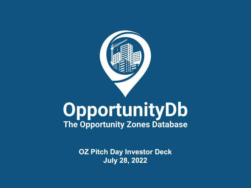 OZ Pitch Day Investor Deck - Summer 2022